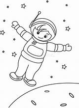 Astronaut Jungen Abbildung sketch template