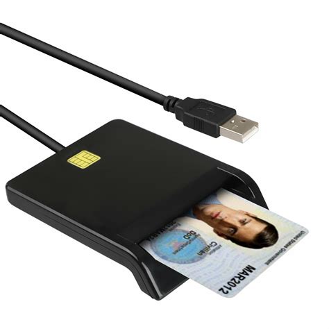 smart card reader dod military usb common access cac compatible windows