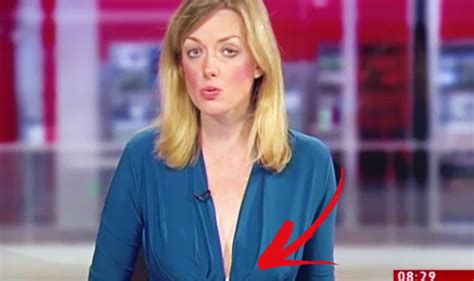 reporter wears plunging neckline on bbc look east uk