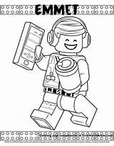 Lego Emmet Fortnite Bricks Coloringhome sketch template