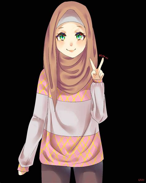 anime hijab by fimaa on deviantart