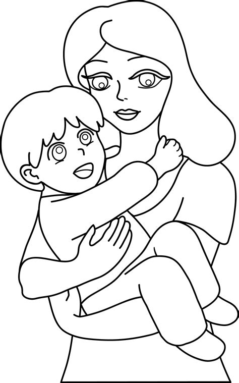 mom  characters  printable coloring pages