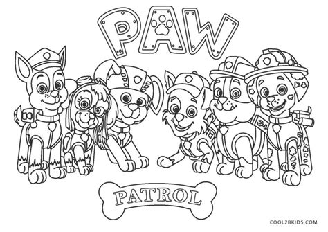 printable paw patrol coloring pages  kids paw patrol coloring