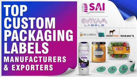 custom packaging labels manufacturers exporters