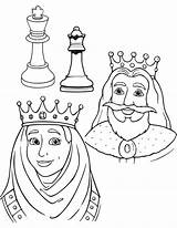 Para Chess Colorear Queen Ajedrez King Coloring Drawing Pages Dibujo Pieces Cartoon Book Piece Clipart Public Board Rey Openclipart Clip sketch template