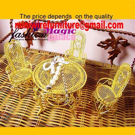trade itemsplease  view miniature wire furniture