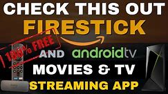 Top 100% FREE MOVIES & TV STREAMING APP! / FIRESTICK & ANDROID TV (no sign up) 2024!
