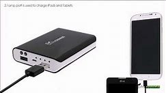 Lifecharge Juicypack 10400 Mah Portable Charger Dual USB External Battery Power Pack