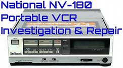 EW0125 - National NV-180 Portable VCR Investigation & Repair