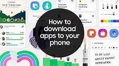Samsung Galaxy | How to download apps to your phone