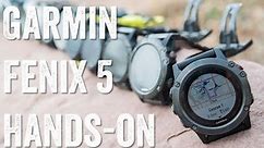 GARMIN FENIX 5: HANDS-ON DETAILS!