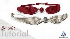 Angel Wings | Macrame Bracelet Tutorial | Harry Potter Snitch