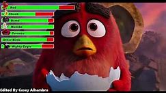 The Angry Birds Movie (2016) Final Battle with healthbars 4/4