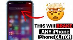 iPhone Glitch That Can FREEZE 🥶 ANY iPhone