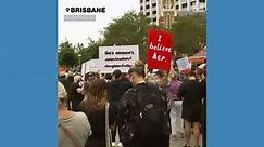 Tens of thousands rally across Australia to protest treatment of women