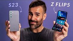 Samsung Galaxy Z Flip5 vs Galaxy S23 - Why Pay More!?