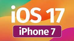 Can iPhone 7 update to the latest iOS 17? iPhone 7 Plus