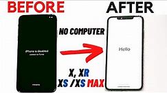 How to Reset/Restore iPhone X/XR/XS/XS Max - Without Computer, or iTunes