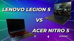 How does Acer's budget gaming laptop: Acer Nitro 5 compare to the Lenovo Legion 5