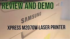 Samsung Xpress M2070W Wireless Laser Printer - Review and Demo - Budget Printing Perfection