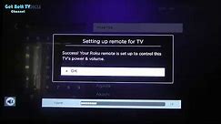 how to set up your roku remote to control your tv