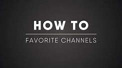 How to: Favorite channels on Roku