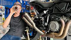 How To Install An Aftermarket Motorcycle Exhaust | MC Garage