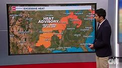 Oppressive heat for the central and southern US