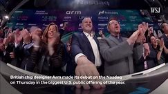 Arm Shares Surge on Nasdaq After Biggest IPO of the Year