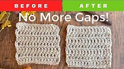 Close the gap in crochet with EASY Alternative Turning Chain the Stacked Single Crochet Stitch!