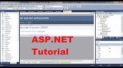 ASP.NET Tutorial 1- Introduction and Creating Your First ASP.NET Web Site