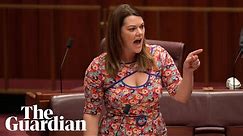 ‘You’re not fit to call yourselves men,’ Sarah Hanson-Young tells senators