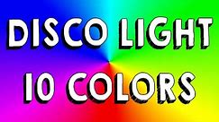 LED Disco Light 10 Colors /10 Heures / Party Light / Ecran LED lumière disco (Lumière d'ambiance)