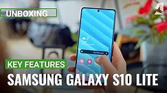 Samsung Galaxy S10 Lite unboxing and key features