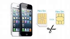 iPhone 5: How To Convert Micro SIM Card into Nano SIM Card