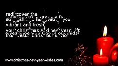 Religious christmas christian new year wishes