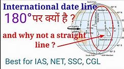 International date line in Hindi, अंतरराष्ट्रीय तिथि रेखा