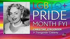 Pride Month FYI: Christine Jorgensen | The View