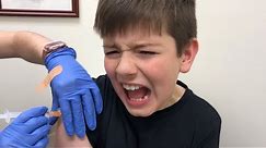 Kid Temper Tantrum Gets Another Flu Shot [ Original ]