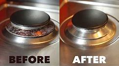 HOW TO CLEAN EASILY a GAS STOVE !