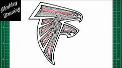 How to Draw Atlanta Falcons Logo - NFL Team Logo