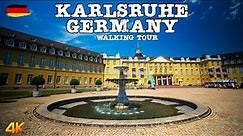Karlsruhe, Germany - Walking Tour 4K - Charming German City