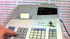 E01 Error Message Sharp XE-A202 / XEA202 Cash Register