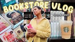 book shopping at barnes & noble 📚☕️ *cozy* bookstore vlog + book haul!