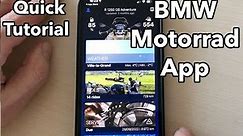 BMW Motorrad connected app quick tutorial. GPS, GPX import, winding route features
