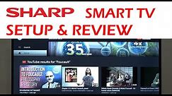 Sharp smart TV setup & Review