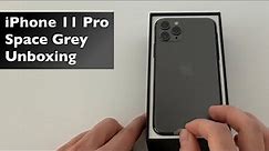 iPhone 11 Pro Space Grey Unboxing and First Look (quick comparison with the iPhone X)