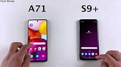 SAMSUNG A71 vs S9 Plus - SPEED TEST - in 2021