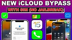 🔥 NEW iCloud Bypass iOS 15.6 With SIM | Unlock iCloud Activation Locked to Owner iPhone| Smd Ramdisk