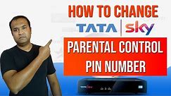 Change Tata Sky Parental Control Pin Number Forgot | Tata Sky Channel Lock Forgot Password Reset